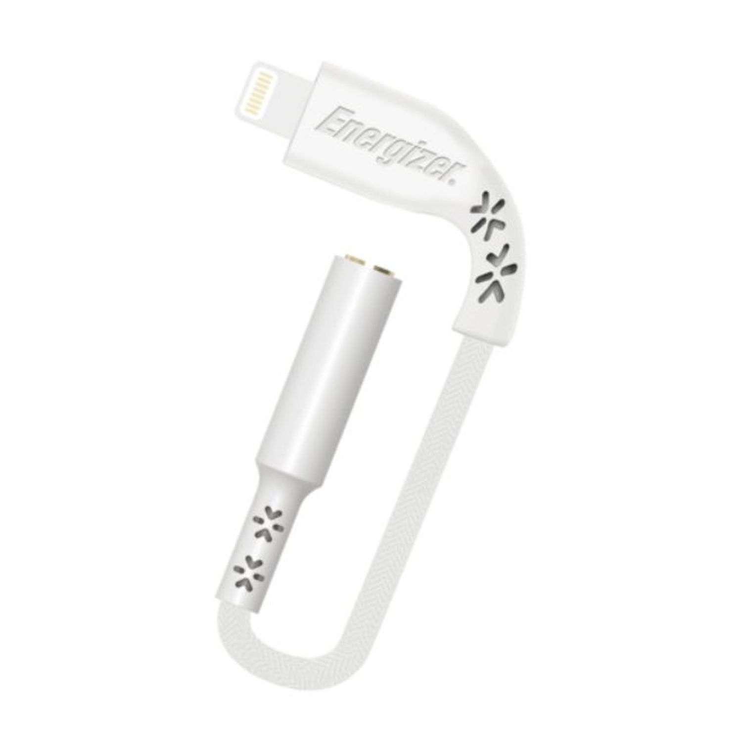 Adaptor pentru telefon Energizer C41EUJALIAT, Jack 3.5mm, Lightning (Alb) fotografia produsului View 2 L