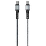 Cablu de date Energizer C521CKSL, USB-C, 2m (Negru) fotografia produsului