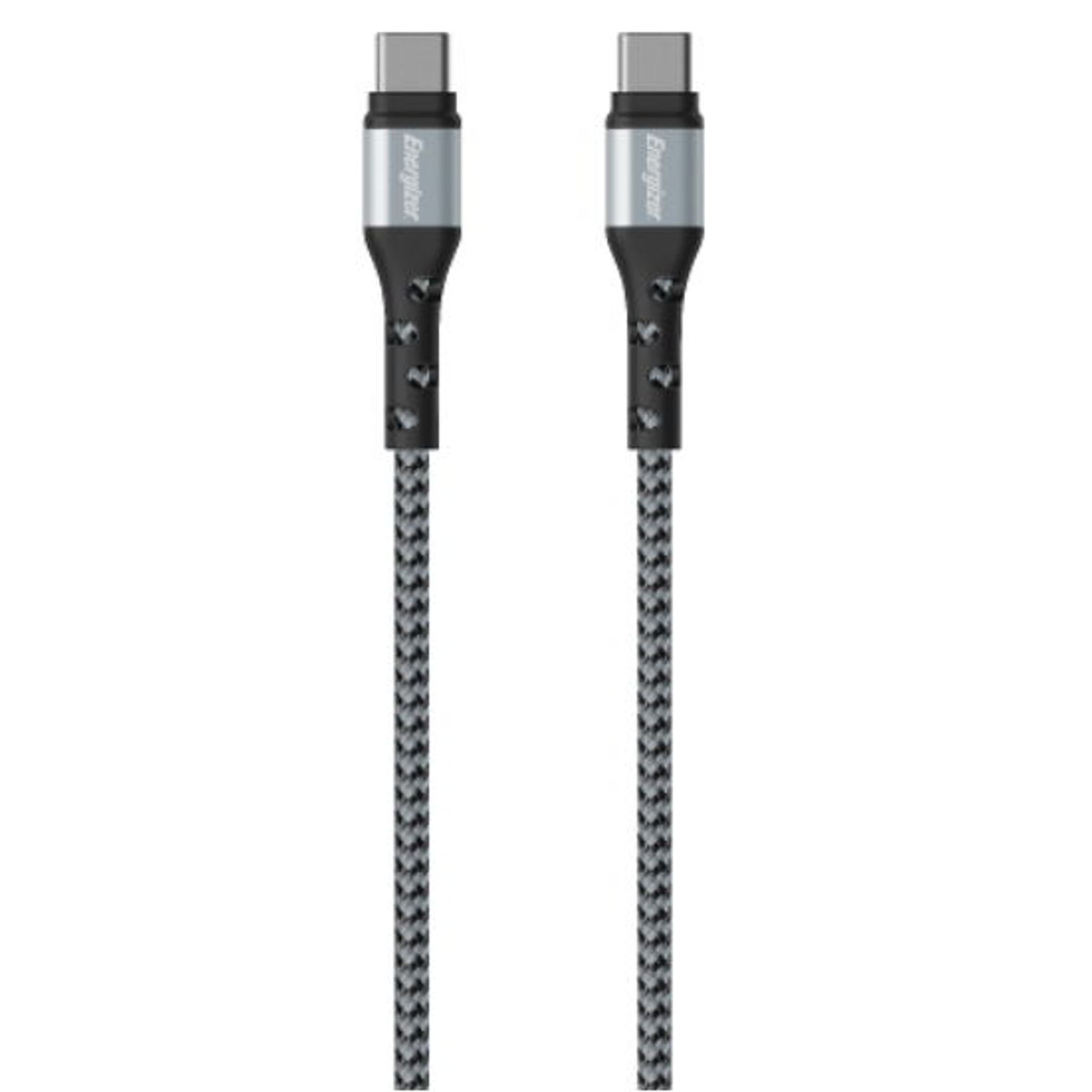 Cablu de date Energizer C521CKSL, USB-C, 2m (Negru) fotografia produsului
