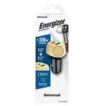 Incarcator auto Energizer D38BG, 38W, USB, USB-C (Negru/Auriu) fotografia produsului View 3 S