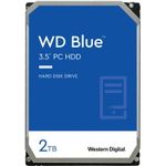 HDD Western Digital Blue 2TB SATA-III 7200 RPM 256MB fotografia produsului View 2 S