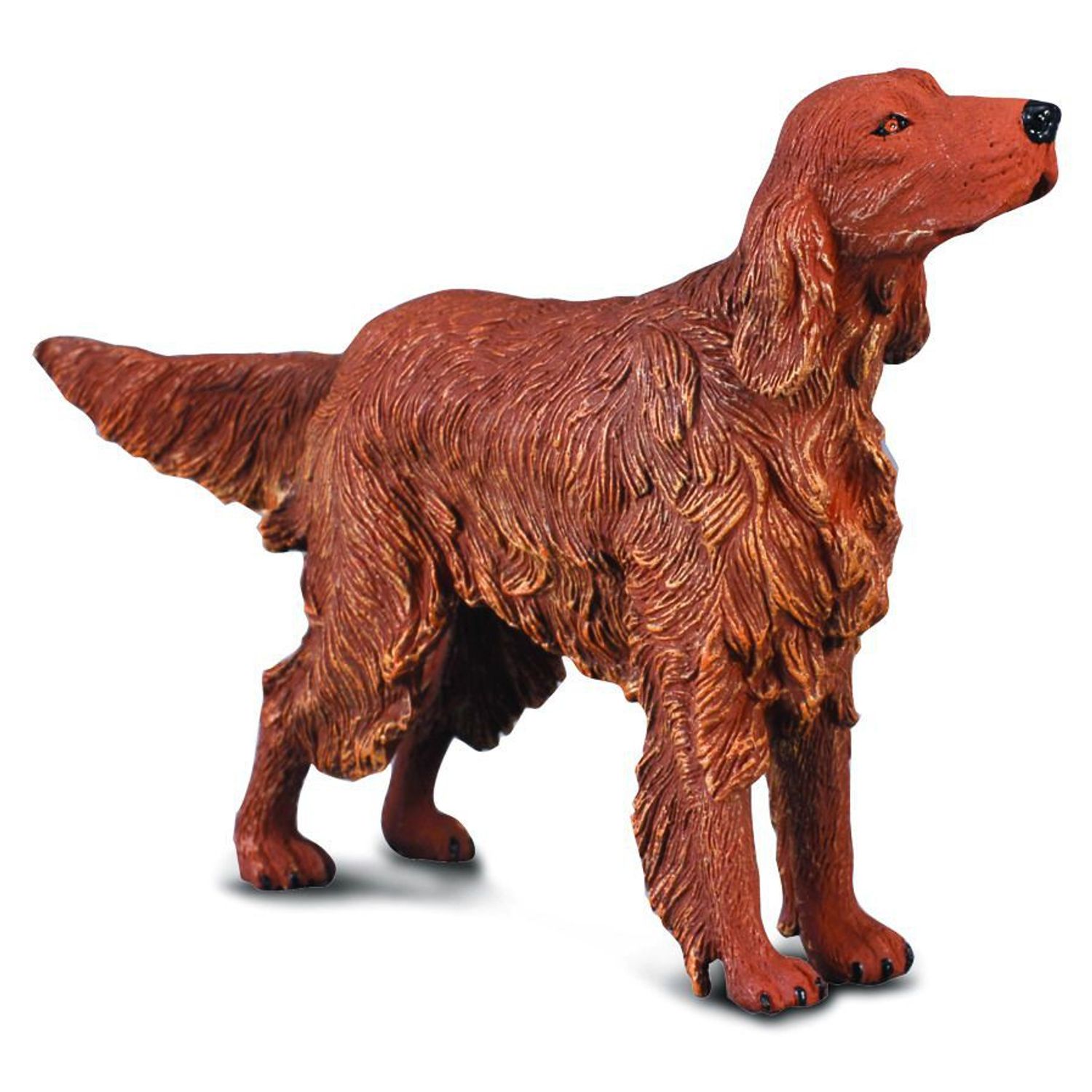 Setter irlandez roscat - Animal figurina fotografia produsului