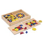 Sabloane si forme geometrice din lemn fotografia produsului