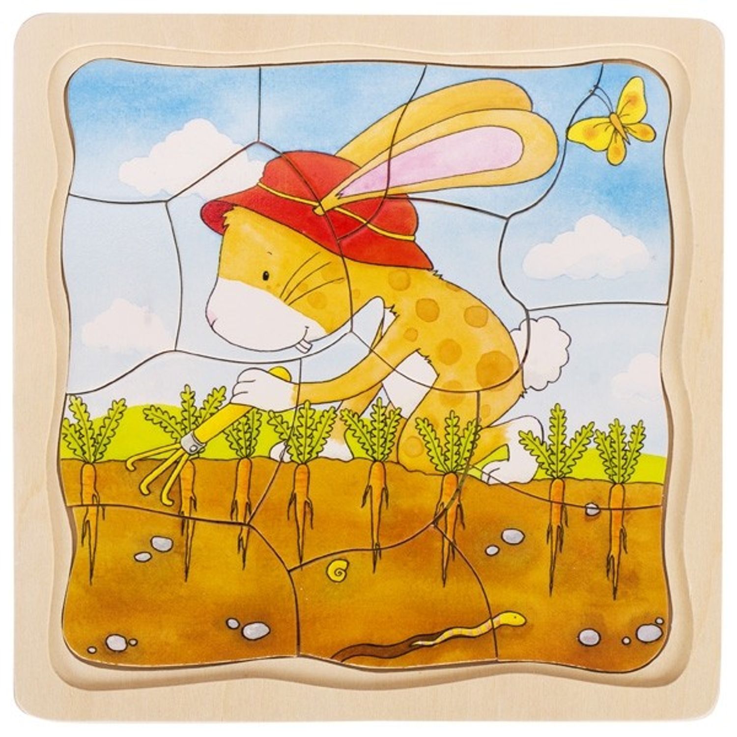 Puzzle incastru Gradina iepurasilor fotografia produsului View 4 L