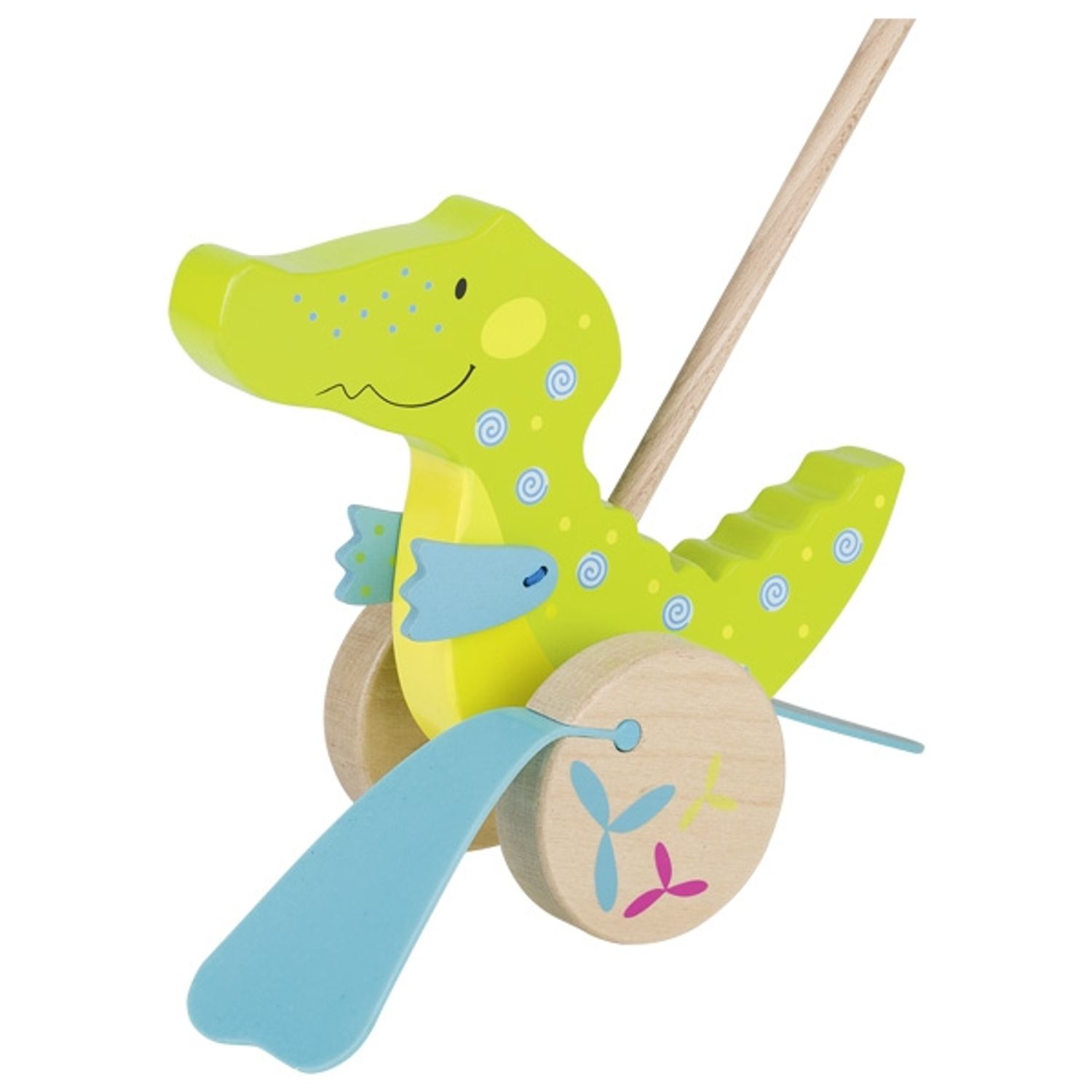 Crocodilul Susibelle - Jucarie de impins pentru bebelusi fotografia produsului