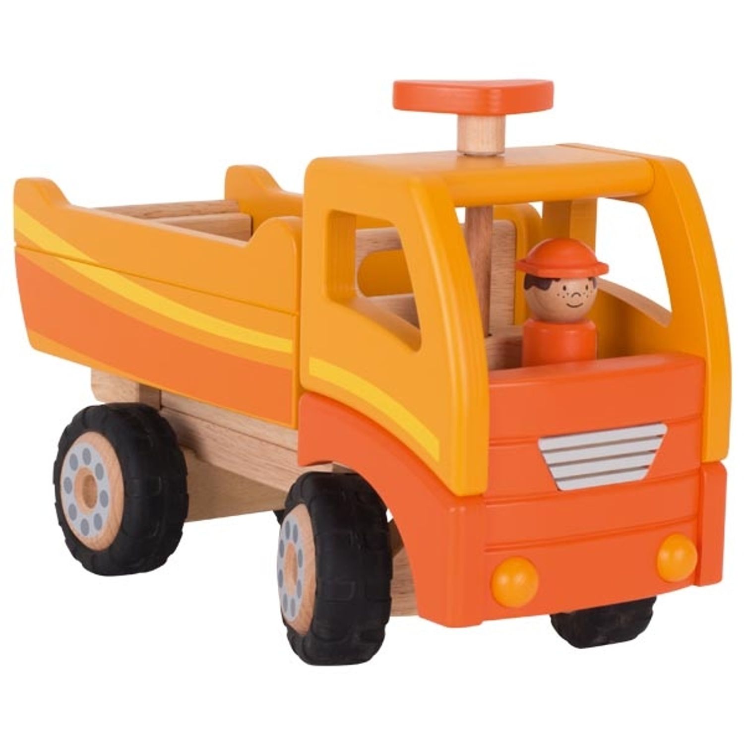 Basculanta cu sofer - Vehicul de constructie, lemn fotografia produsului