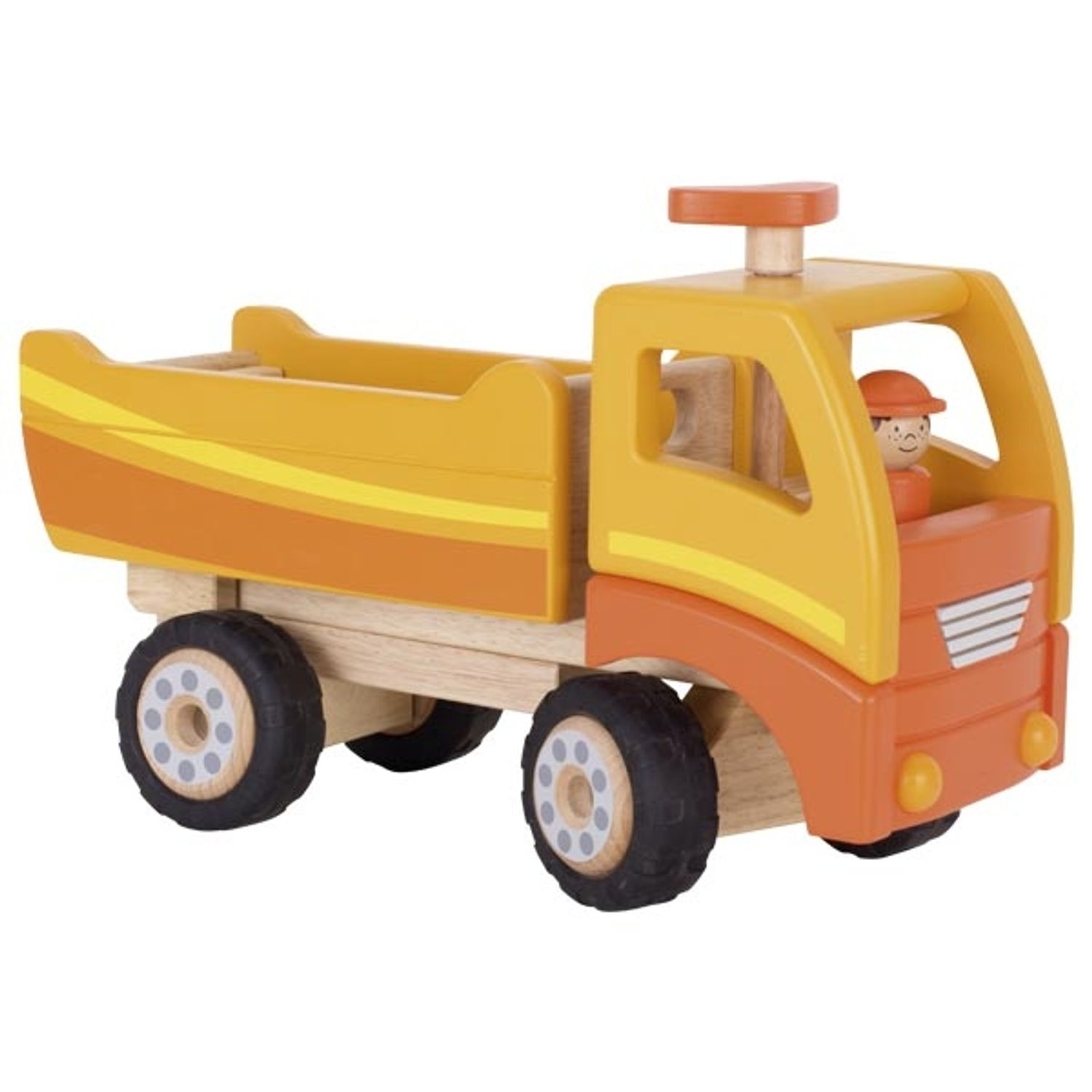 Basculanta cu sofer - Vehicul de constructie, lemn fotografia produsului View 3 L