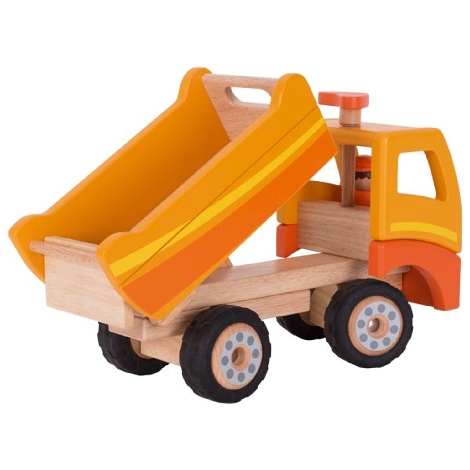 Basculanta cu sofer - Vehicul de constructie, lemn fotografia produsului View 2 L