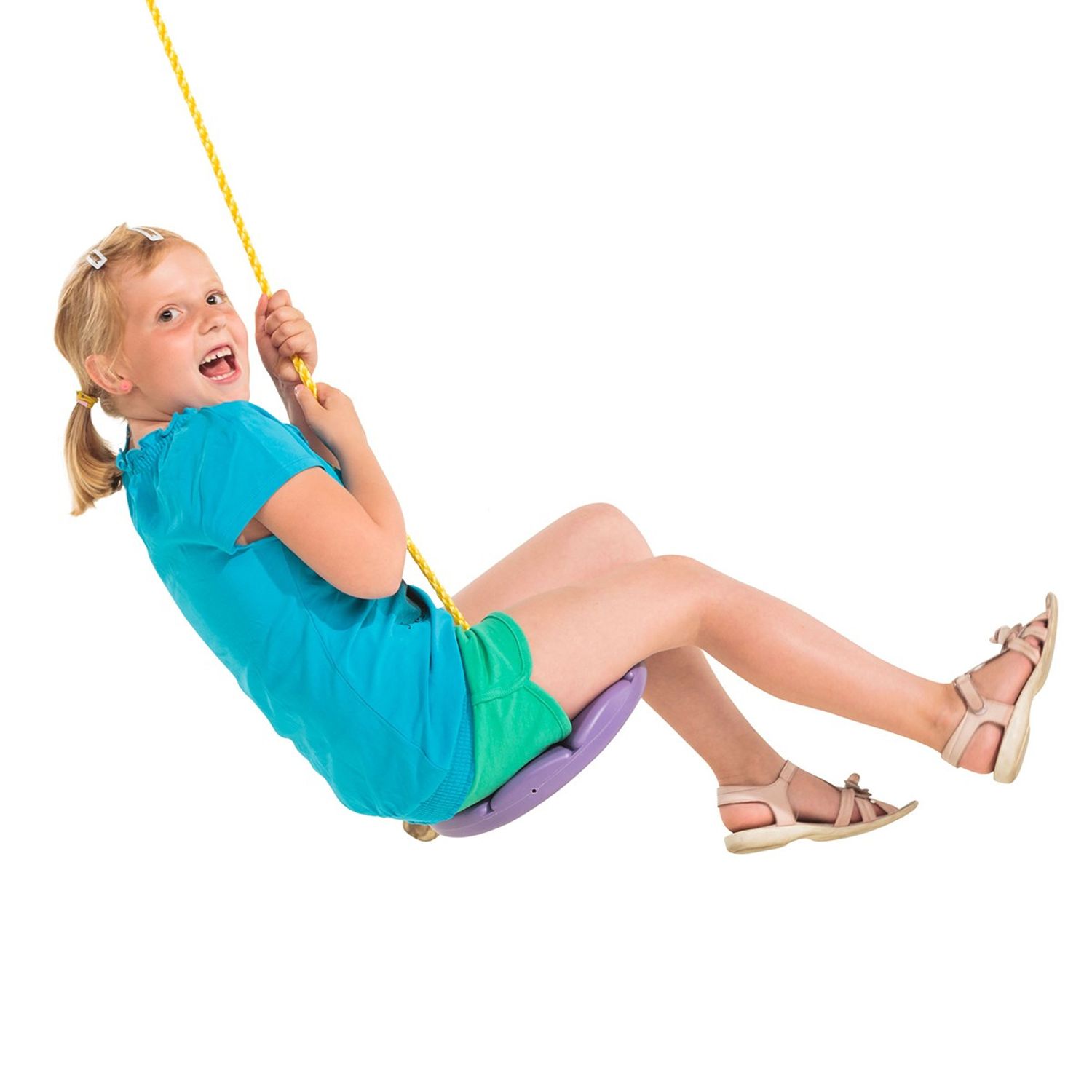 Leagan rotund din plastic PP lila fotografia produsului