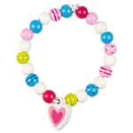 Set de insiruit cu piese din lemn multicolore - Model pentru fetite fotografia produsului View 2 S