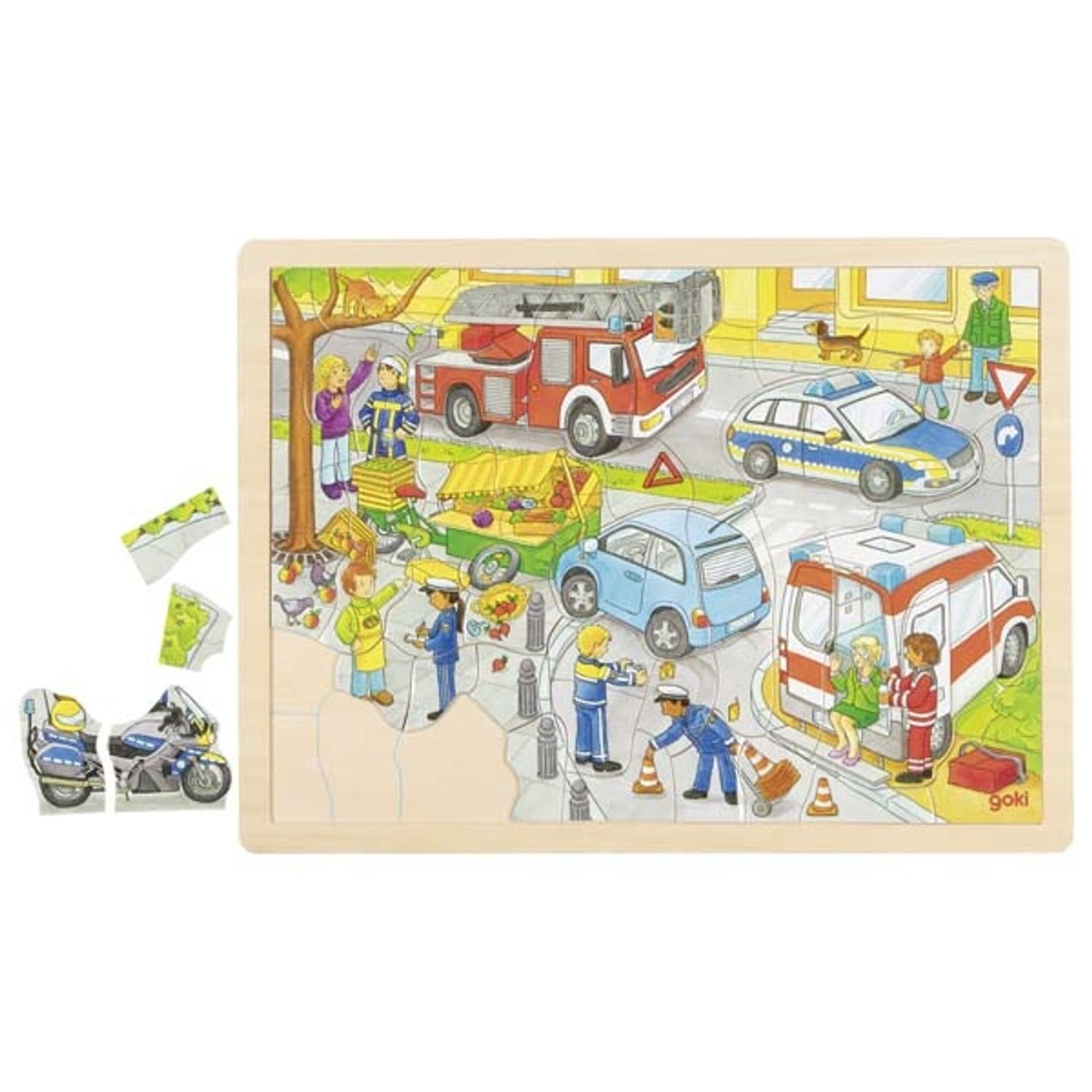 Echipaje de interventie - Puzzle din lemn piese asimetrice fotografia produsului View 2 L