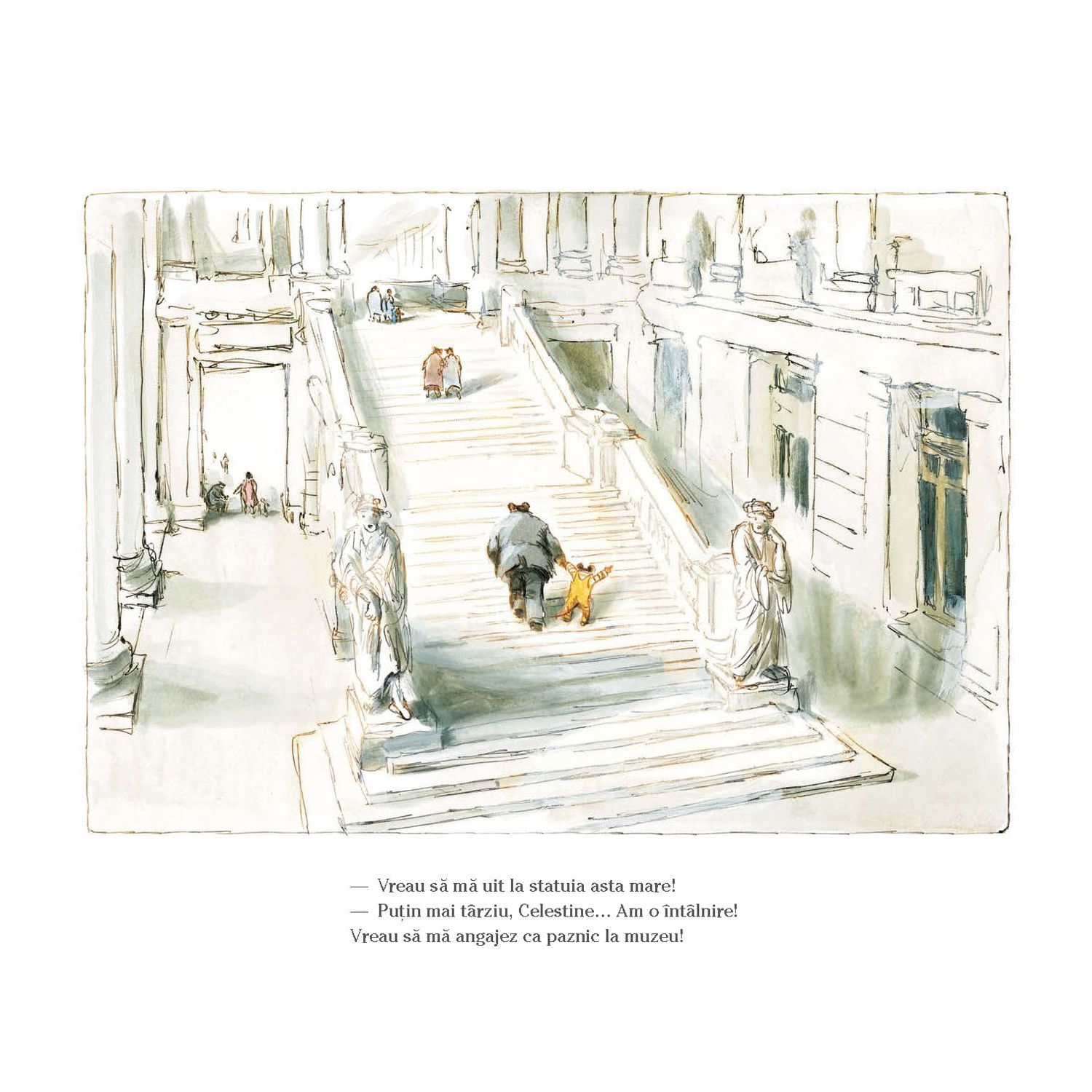 Ernest si Celestine la muzeu - Gabrielle Vincent fotografia produsului View 2 L