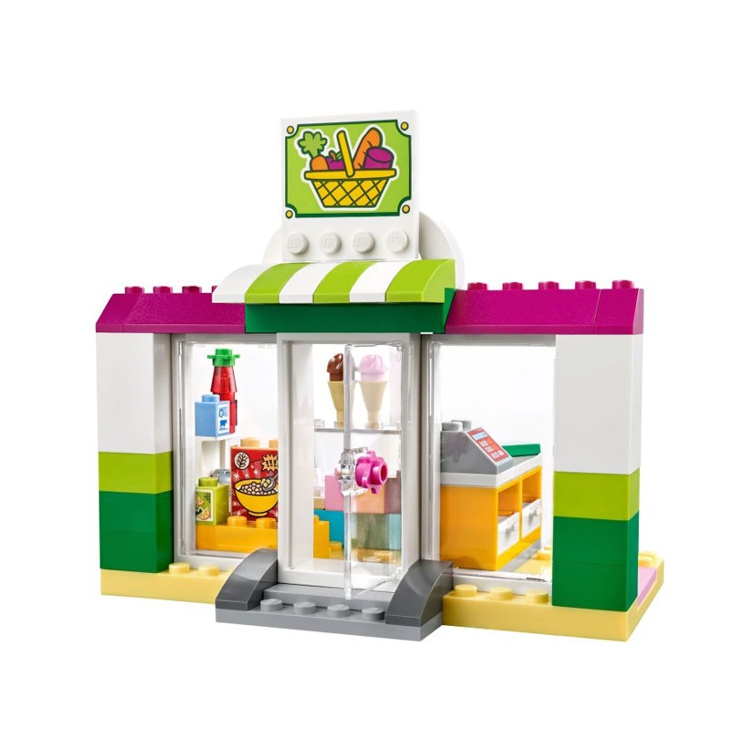 LEGO DUPLO - Valiza Supermarket (10684), 134 piese fotografia produsului View 3 L