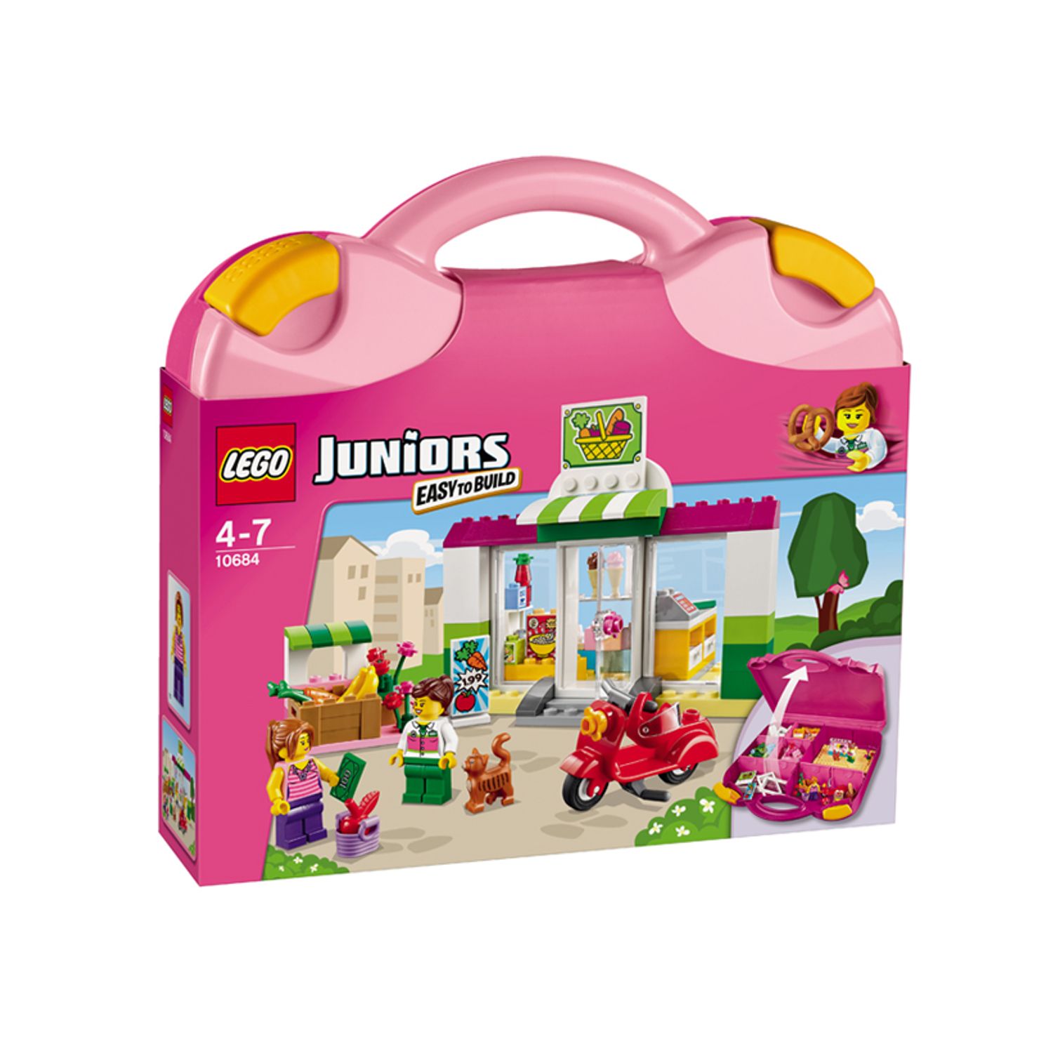 LEGO DUPLO - Valiza Supermarket (10684), 134 piese fotografia produsului