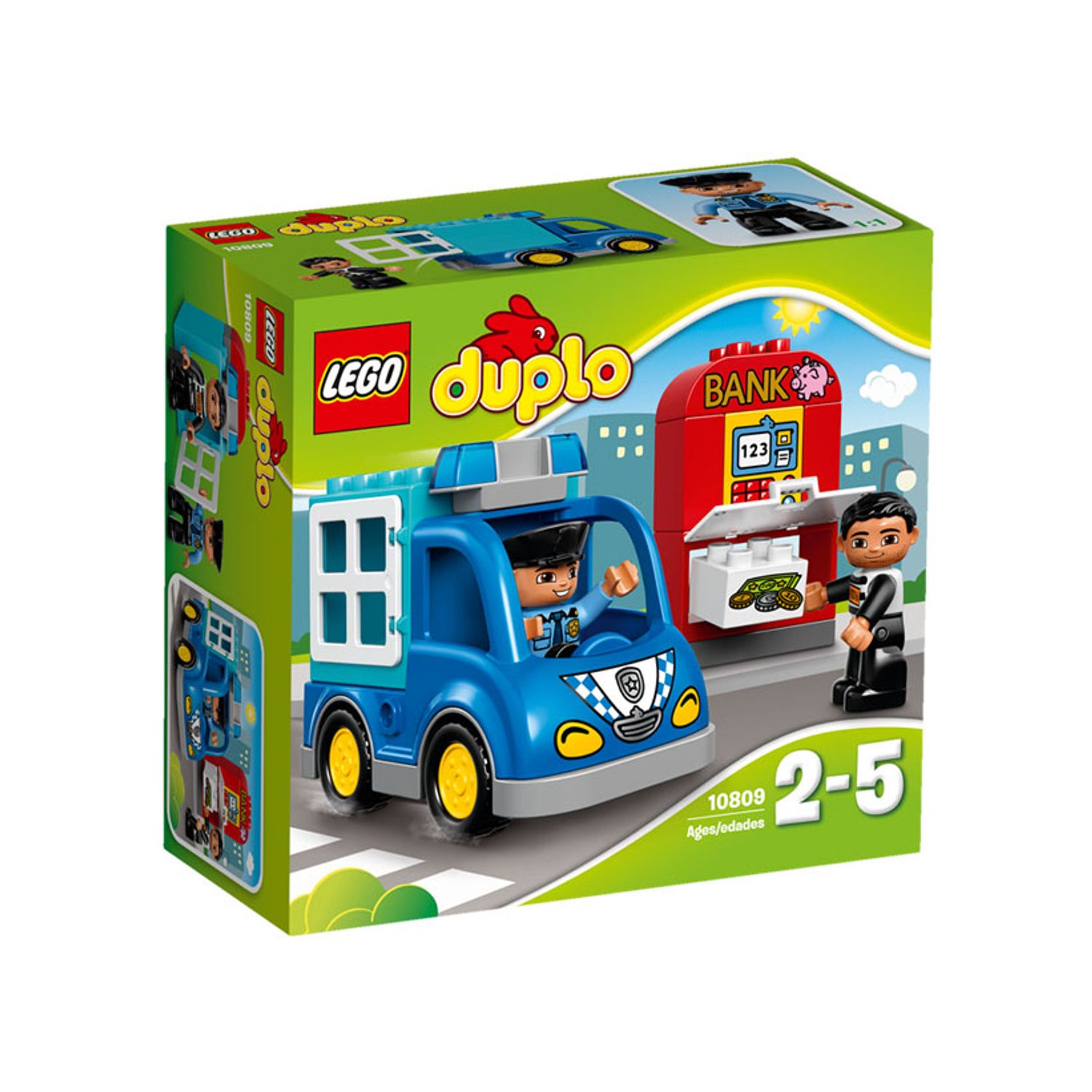 LEGO DUPLO - Patrula de politie (10809), 15 piese fotografia produsului