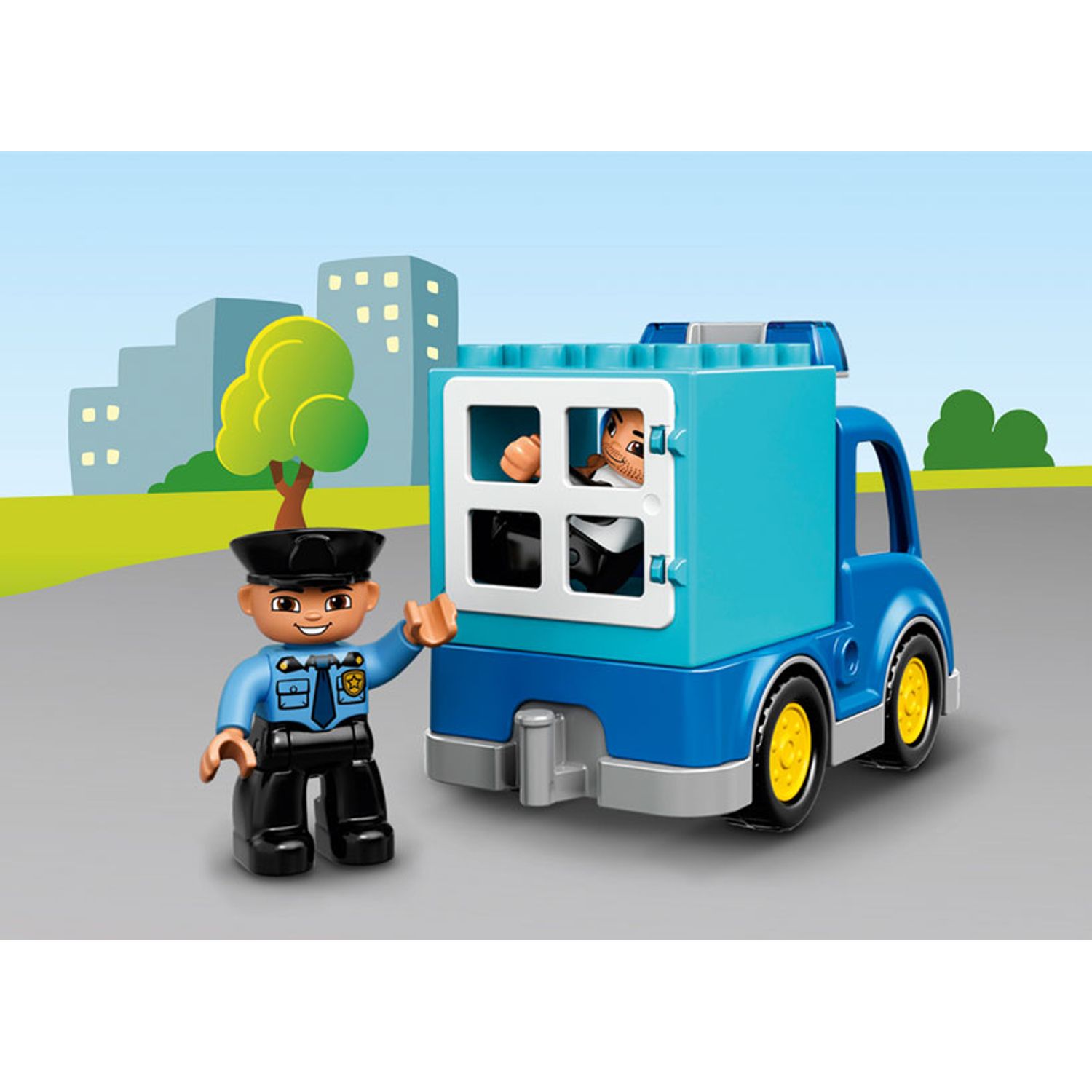 LEGO DUPLO - Patrula de politie (10809), 15 piese fotografia produsului View 5 L