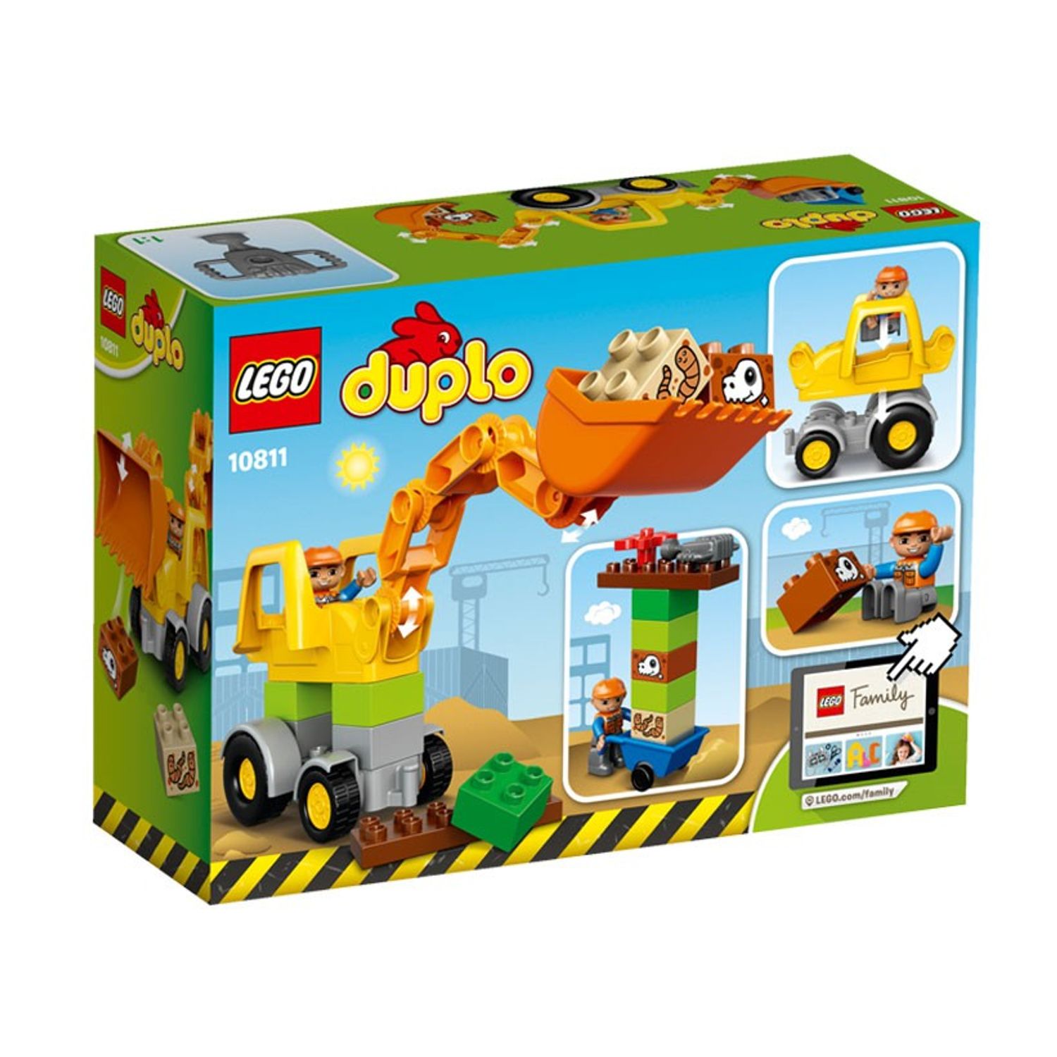 LEGO DUPLO - Incarcator-excavator (10811), 19 piese fotografia produsului View 3 L