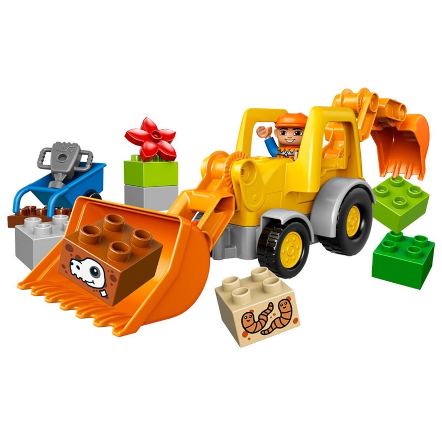 LEGO DUPLO - Incarcator-excavator (10811), 19 piese fotografia produsului View 2 L