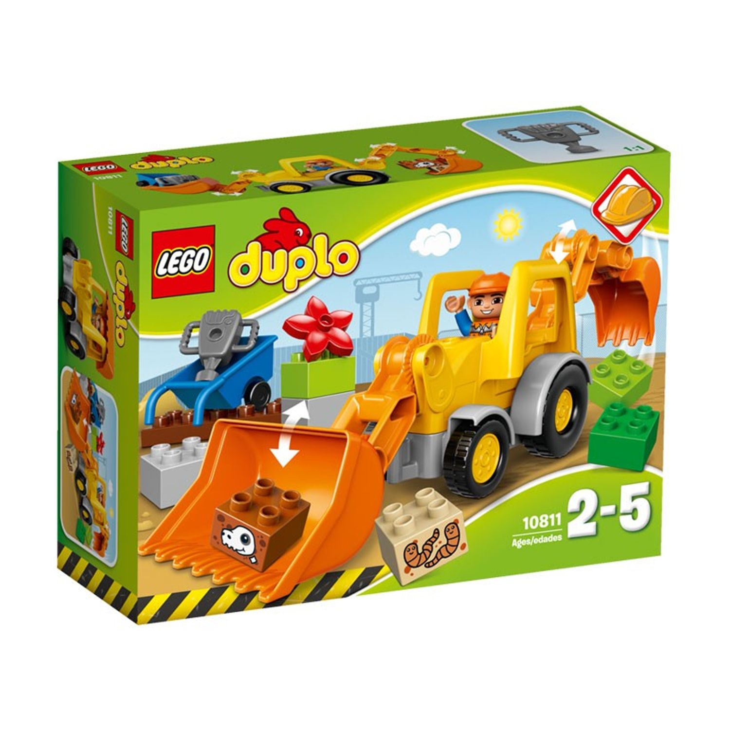 LEGO DUPLO - Incarcator-excavator (10811), 19 piese fotografia produsului