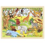 Puzzle cu animale din Africa fotografia produsului