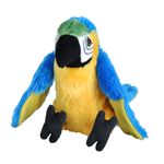 Papagal Macaw Albastru - Jucarie Plus 20 cm fotografia produsului