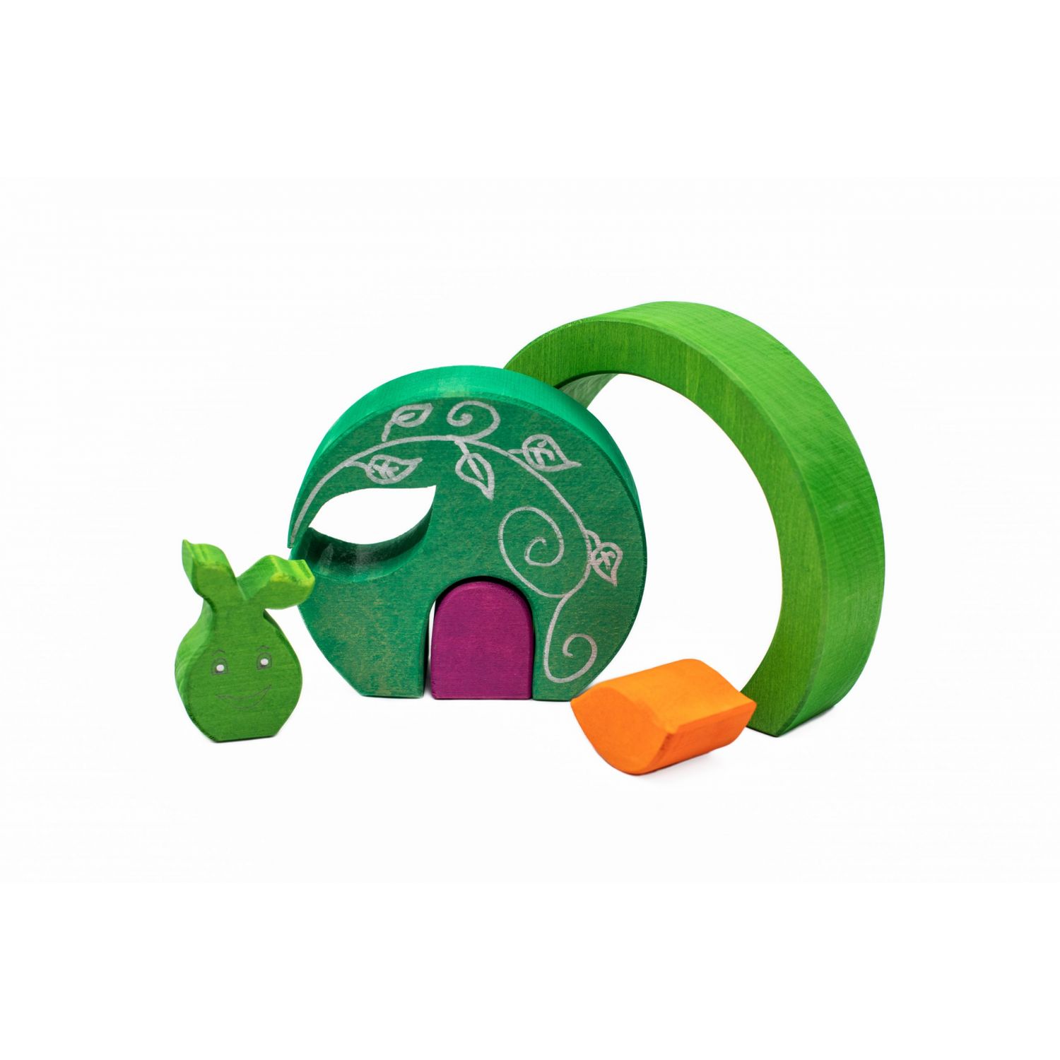 Set din lemn Marc toys - Casuta padurii fotografia produsului View 2 L