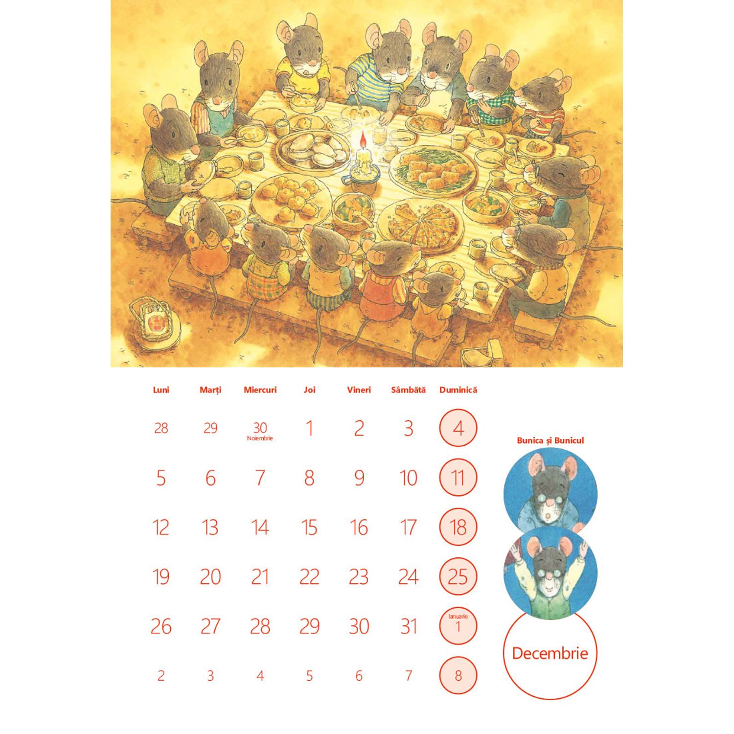 Calendar 2022 Familia Soricel fotografia produsului View 3 L