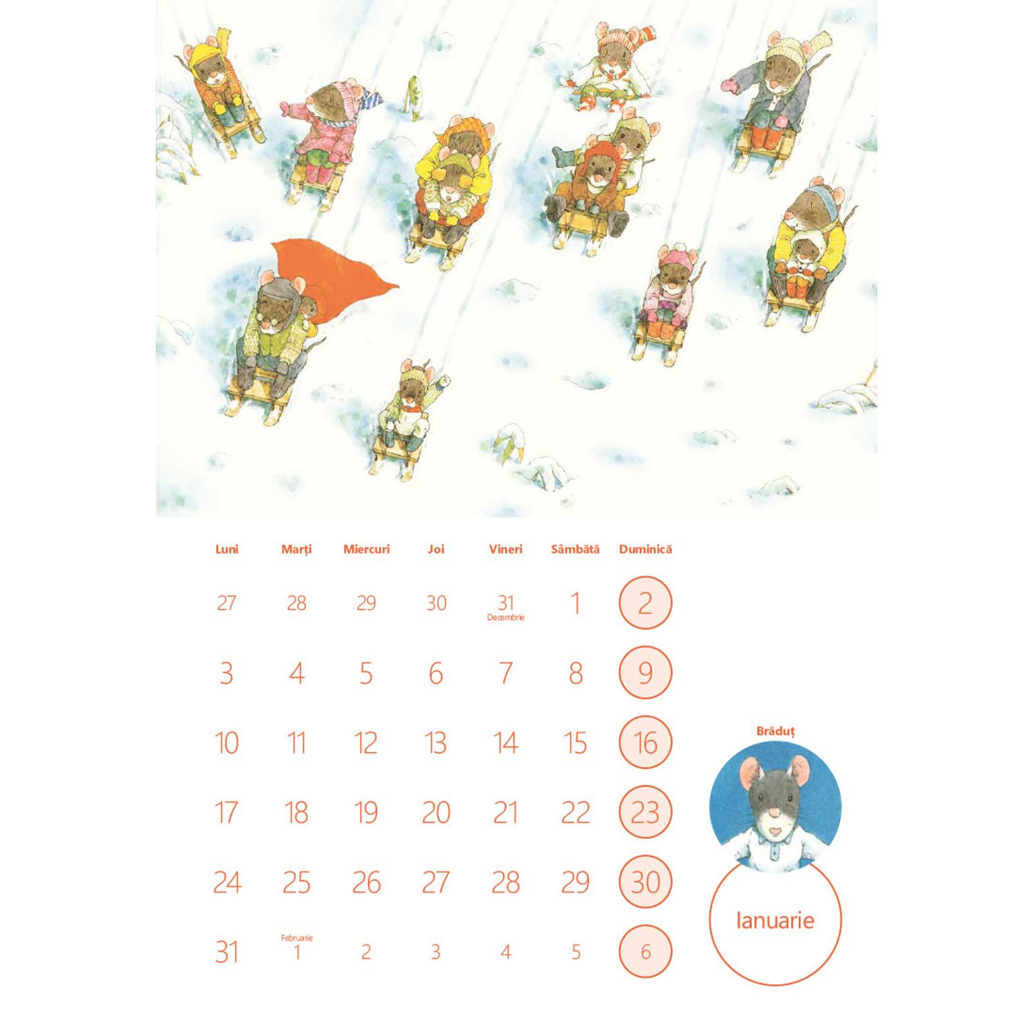 Calendar 2022 Familia Soricel fotografia produsului View 2 L