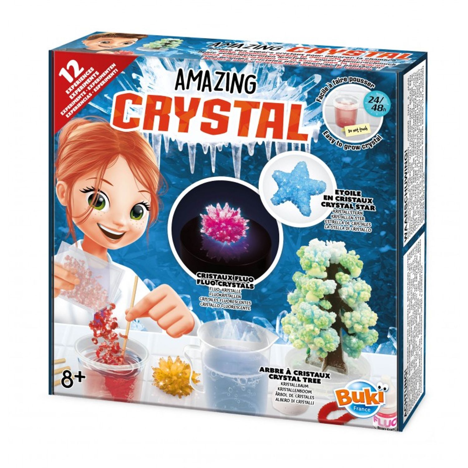 Set 12 experimente cu efect de cristalizare - Amazing Crystals fotografia produsului