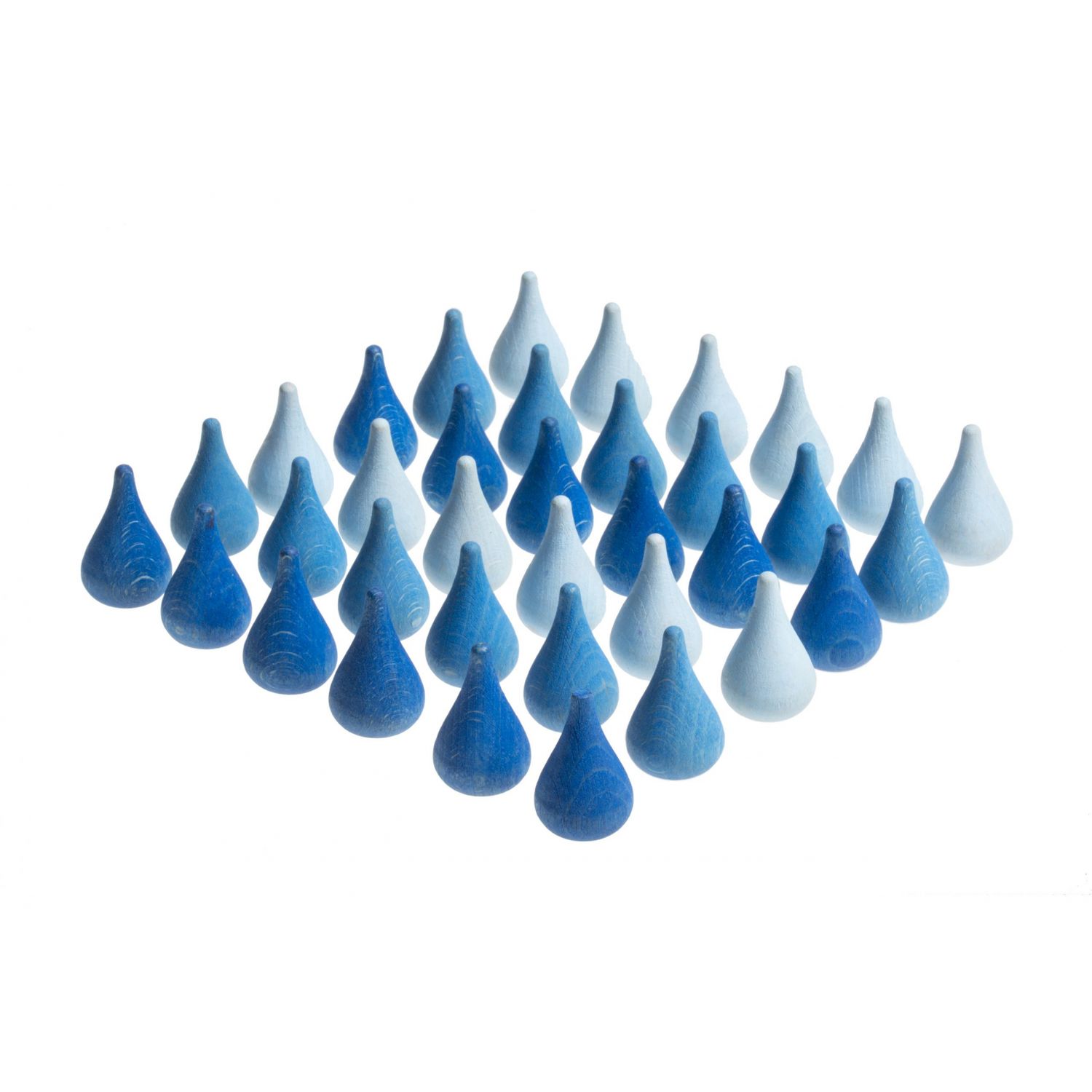 Picaturi Mandala raindrops - 36 piese din lemn pentru joc liber fotografia produsului