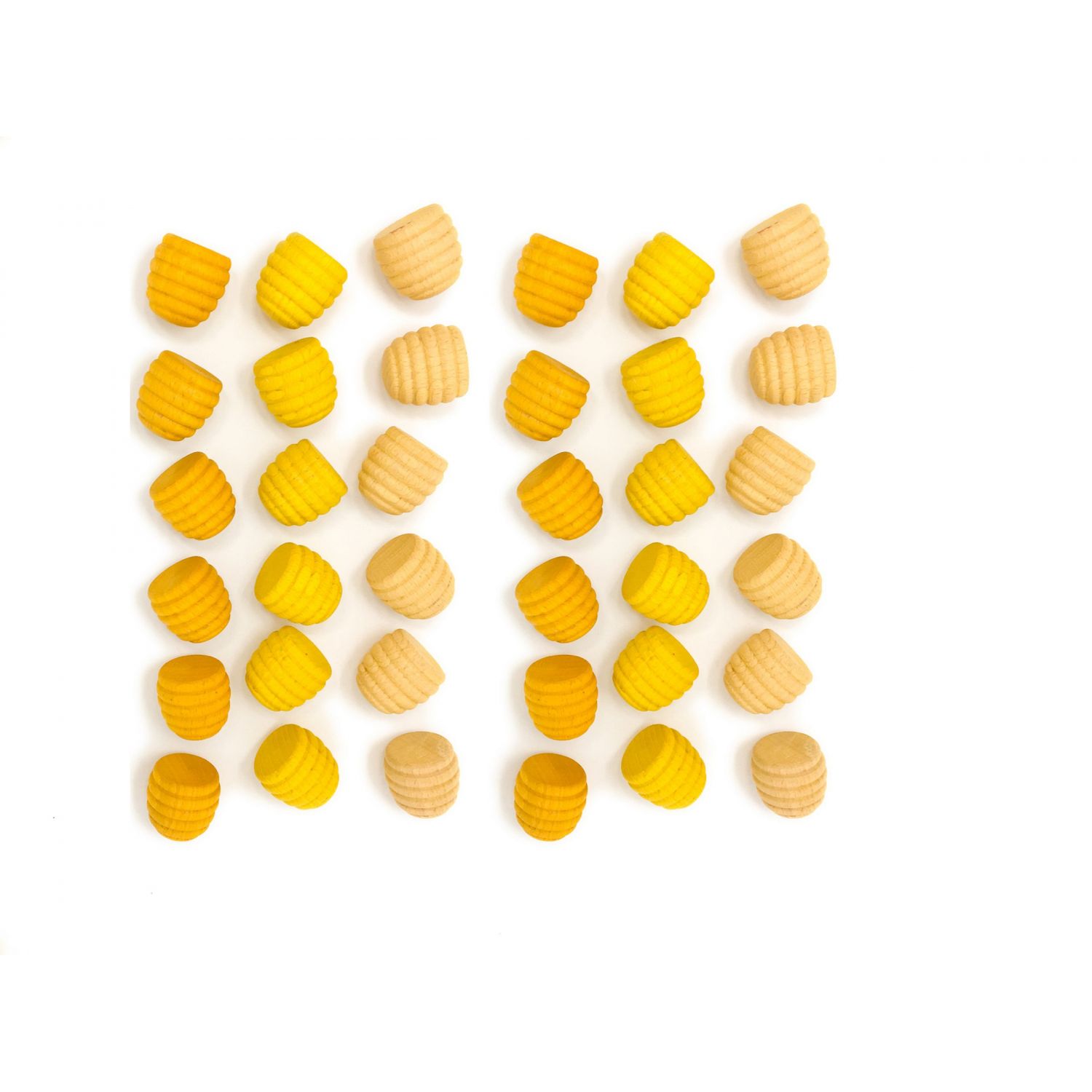 Piese Mandala Honeycomb - 36 piese din lemn pentru joc liber fotografia produsului View 5 L