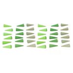 Conuri verzi din lemn Mandala green cone - 36 piese pentru joc liber fotografia produsului View 4 S