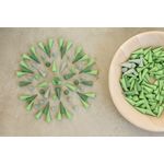 Conuri verzi din lemn Mandala green cone - 36 piese pentru joc liber fotografia produsului View 2 S