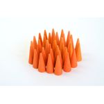 Piese Mandala conuri orange - 36 piese din lemn pentru joc liber fotografia produsului View 6 S