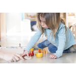 Piese Mandala conuri orange - 36 piese din lemn pentru joc liber fotografia produsului View 5 S