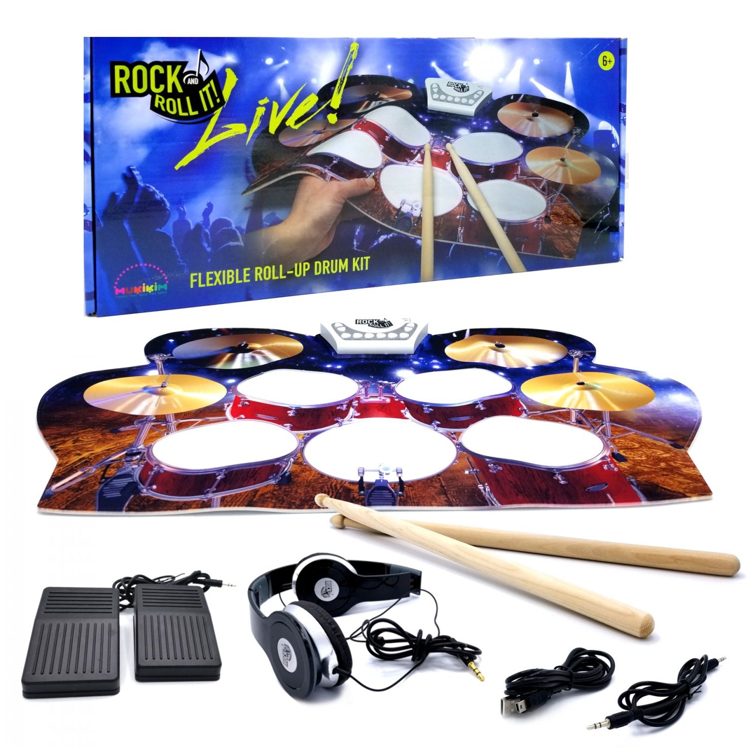 Tobe pentru copii ROCK AND ROLL IT Live drums fotografia produsului
