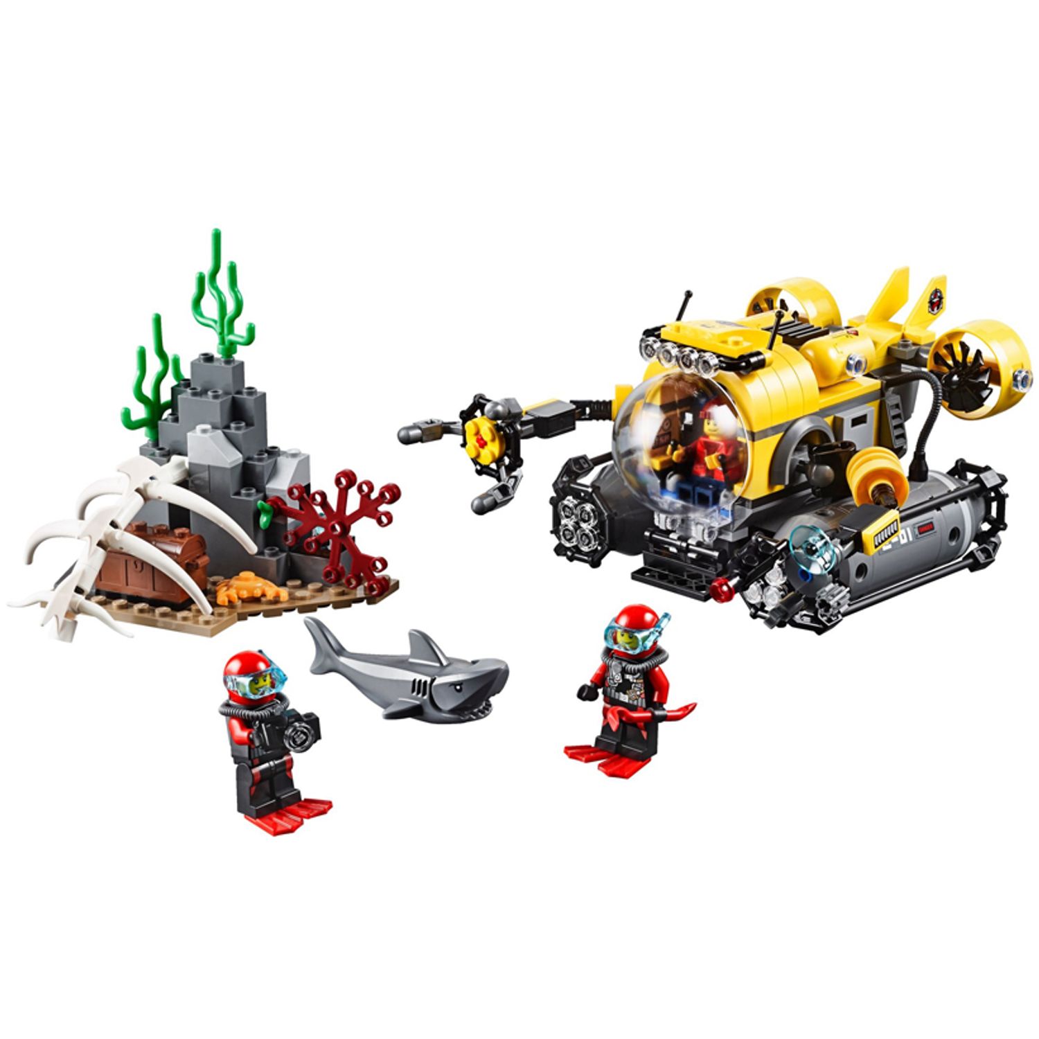 LEGO City - Submarin (60092), 274 piese fotografia produsului View 2 L