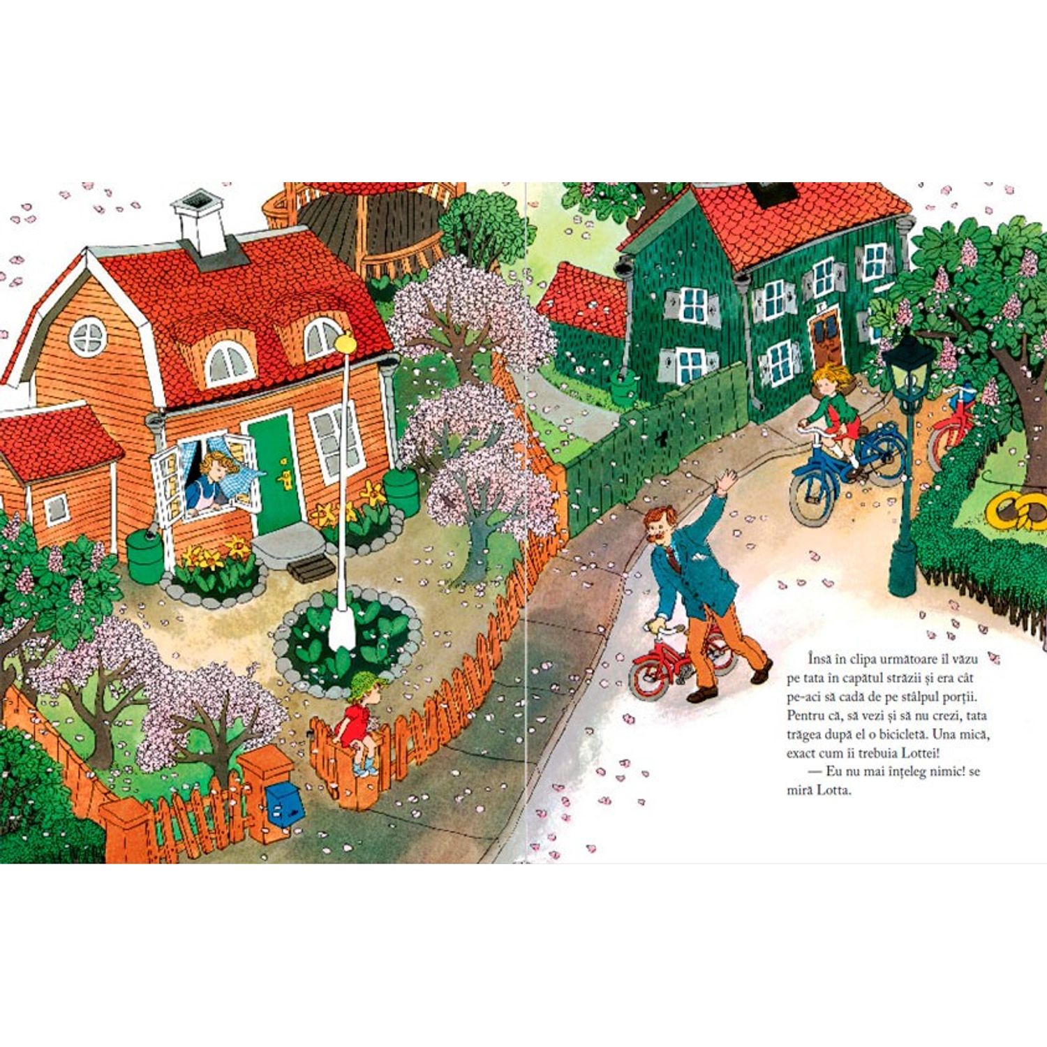 Lotta si bicicleta - de Astrid Lindgren, ilustratii de Ilon Wikland fotografia produsului View 4 L