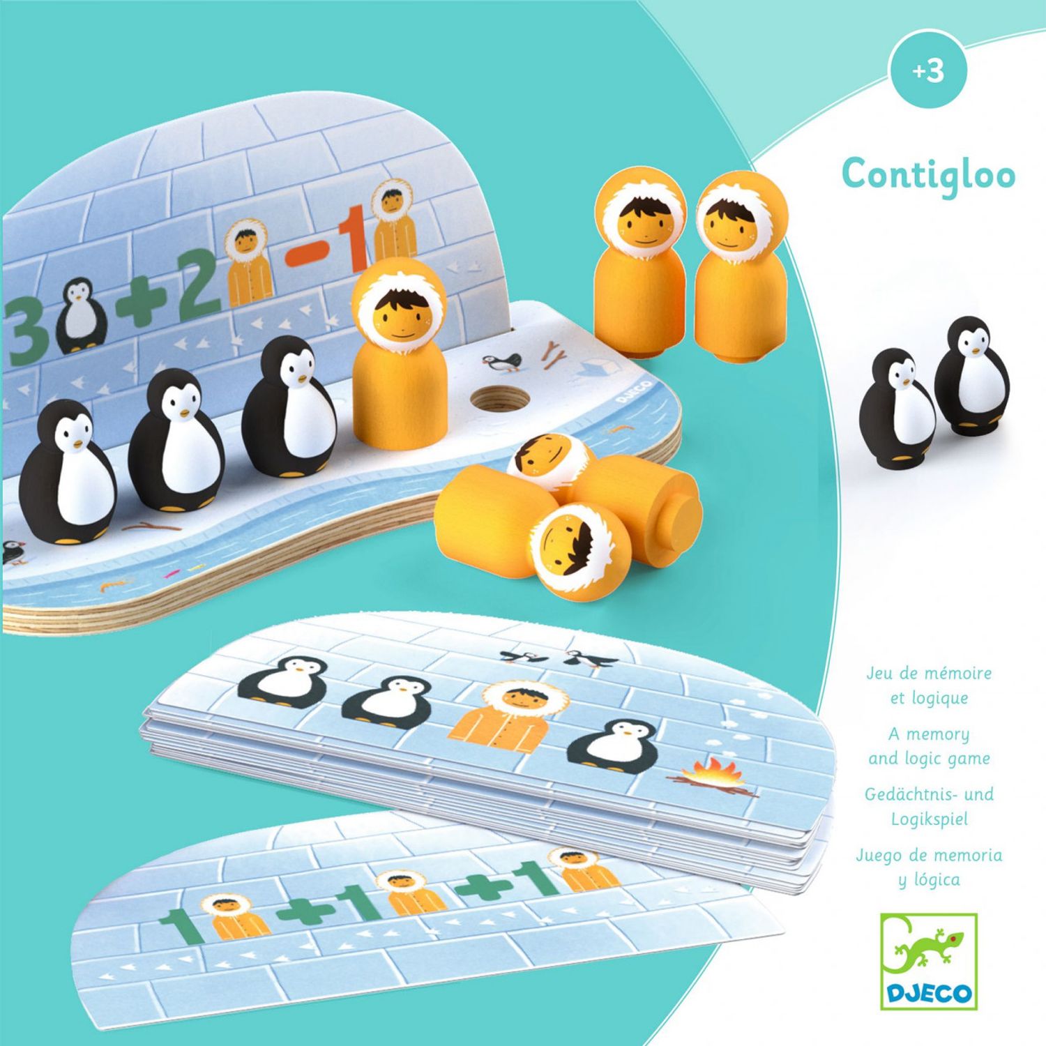 Joc de calcul Contigloo, Djeco fotografia produsului