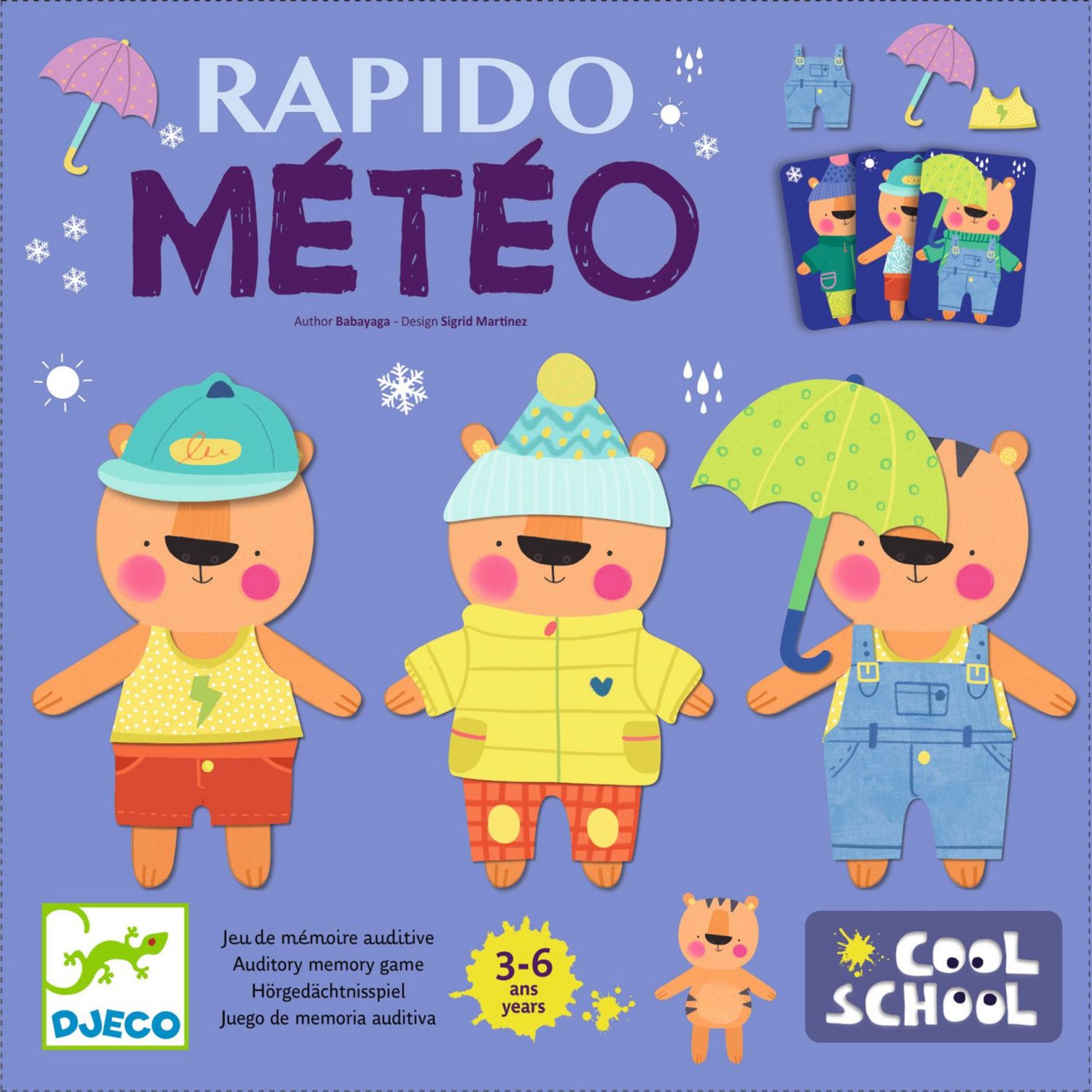 Rapido Meteo, joc de memorie Djeco fotografia produsului