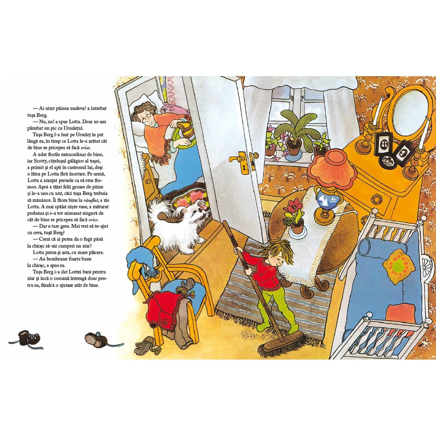 Lotta si Craciunul cu peripetii de Astrid Lindgren ilustratii de Ilon Wikland fotografia produsului View 4 L