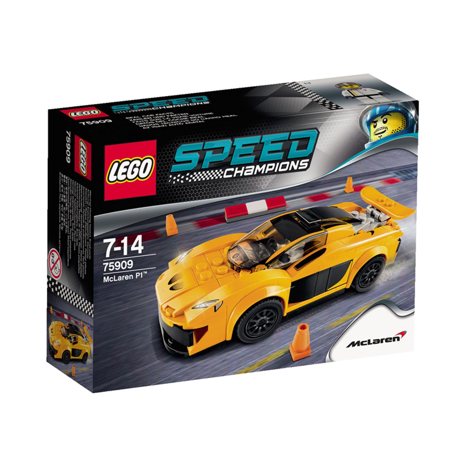 LEGO Speed Champions - McLaren P1 (75909), 168 piese fotografia produsului