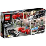 LEGO Speed Champions - Cursa de dragstere Chevrolet Camaro (75874), 445 piese fotografia produsului View 3 S