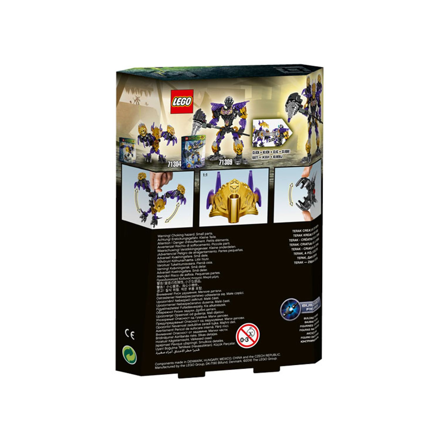 LEGO Bionicle - Terak - Creatura Pamantului (71304), 74 piese fotografia produsului View 2 L