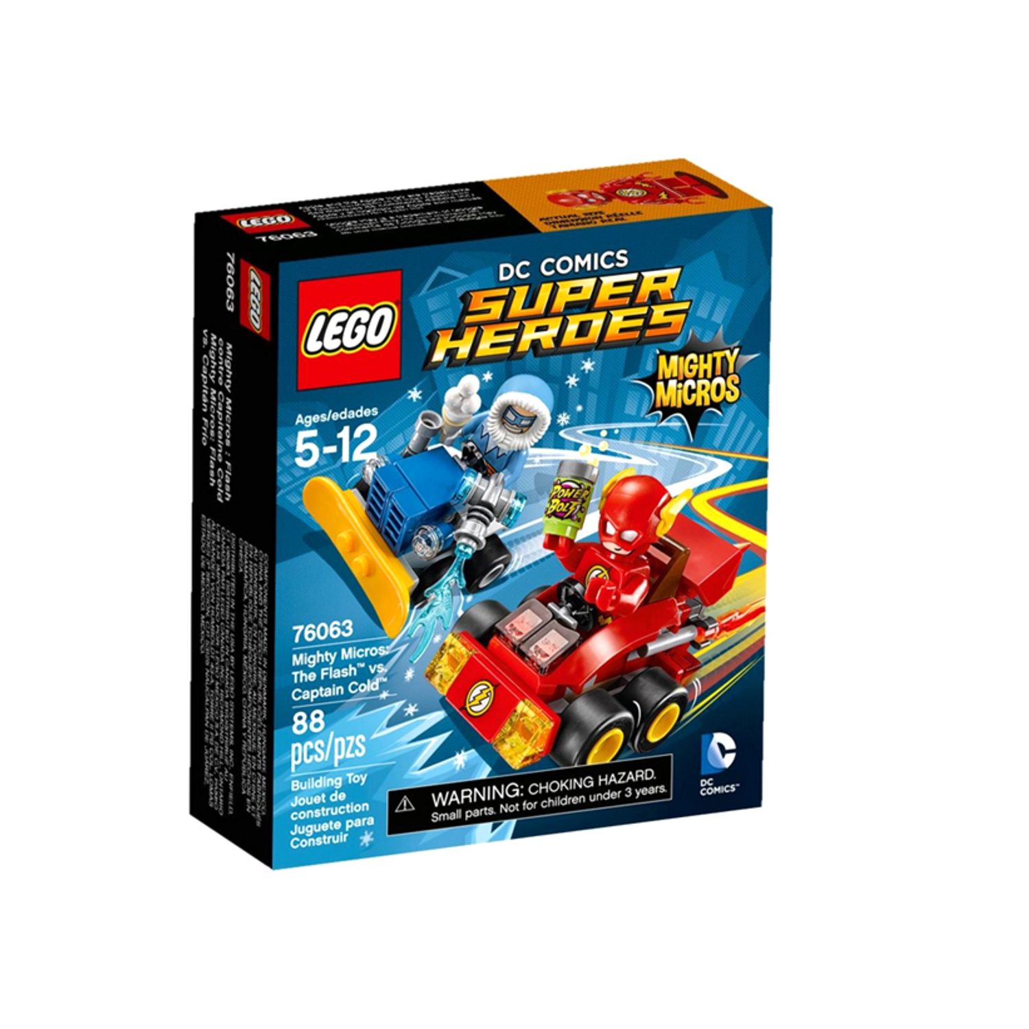 LEGO DC Super Heroes - Mighty Micros: The Flash (76063), 88 piese fotografia produsului