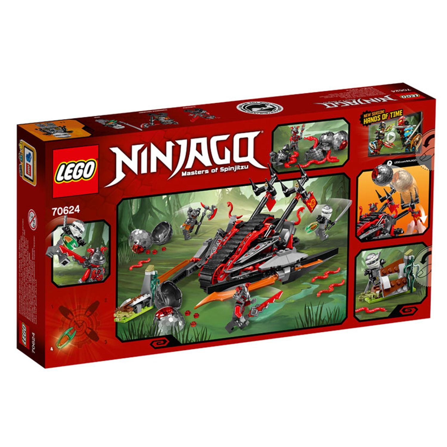 LEGO Ninjago - Tancul stacojiu (70624), 313 piese fotografia produsului View 3 L