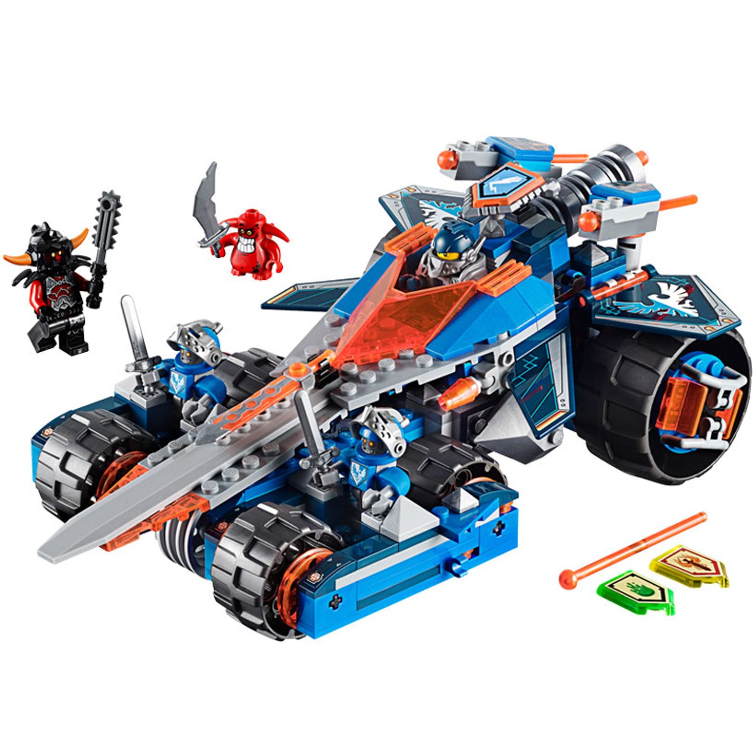 LEGO Nexo Knights - Lama Tunet a lui Clay (70315), 367 piese fotografia produsului View 3 L