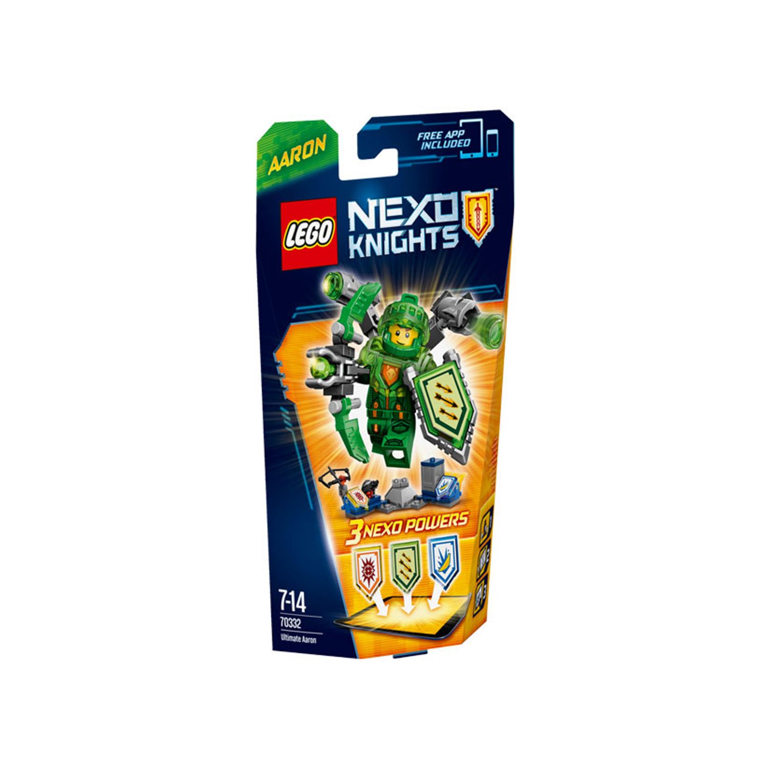 LEGO Nexo Knights - SUPREMUL Aaron (70332), 82 piese fotografia produsului