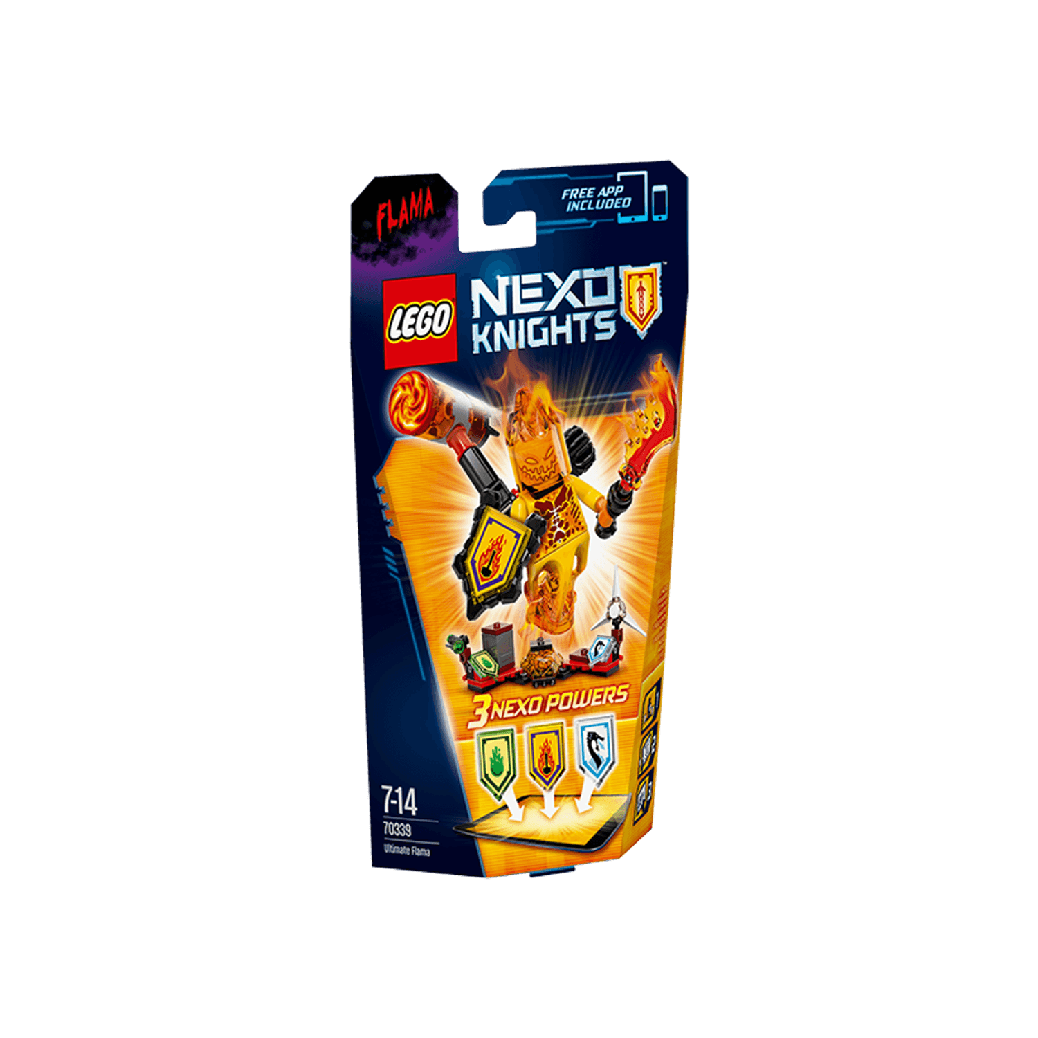 LEGO Nexo Knights - SUPREMA Flama (70339), 67 piese fotografia produsului