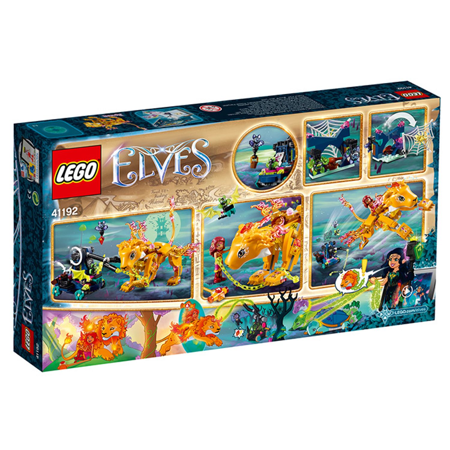 LEGO Elves - Azari si capturarea leului de foc (41192), 360 piese fotografia produsului View 3 L